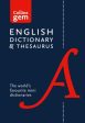 English Gem Dictionary and Thesaurus : The World s Favourite Mini Dictionaries Online