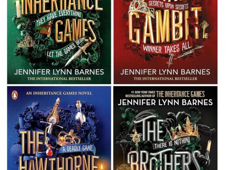 The Inheritance Games Series By Jennifer Lynn Barnes 4 Books Collection Set - Ages 12-17 - Paperback Online Sale