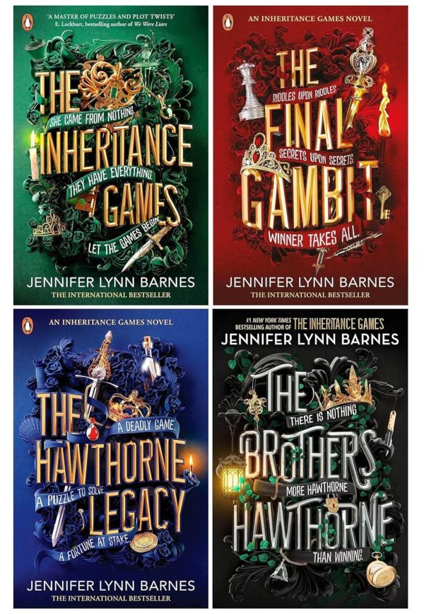 The Inheritance Games Series By Jennifer Lynn Barnes 4 Books Collection Set - Ages 12-17 - Paperback Online Sale