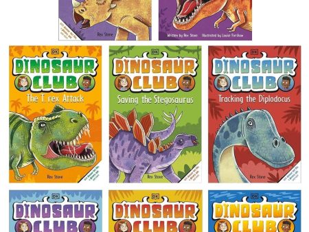 Dinosaur Club Series by Rex Stone: 8 Books Collection Set - Age 5-7 - Paperback Hot on Sale