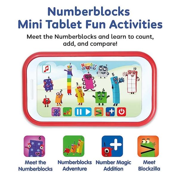 Numberblocks Mini Tablet - Ages 3+ - Educational Toy on Sale