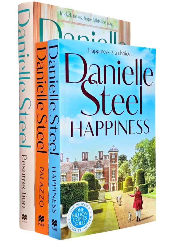 Danielle Steel s Palazzo, Happiness & Resurrection 3 Books Collection set - Fiction - Paperback Hardback Supply