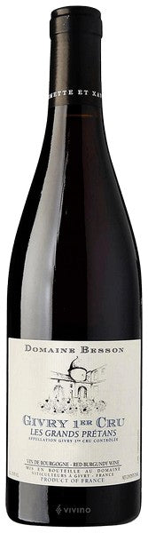 Domaine Besson - Givry 1er Cru  Les Grands Pretans  2022 (750ml) For Cheap