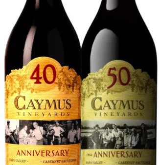 Caymus Vineyards - Anniversary 2 Pack (50th and 40th) (2-pack 750ml) Online Sale