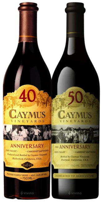 Caymus Vineyards - Anniversary 2 Pack (50th and 40th) (2-pack 750ml) Online Sale