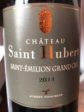 Château Saint Hubert - Saint-Emilion Grand Cru 2015 (750ml) Online Sale